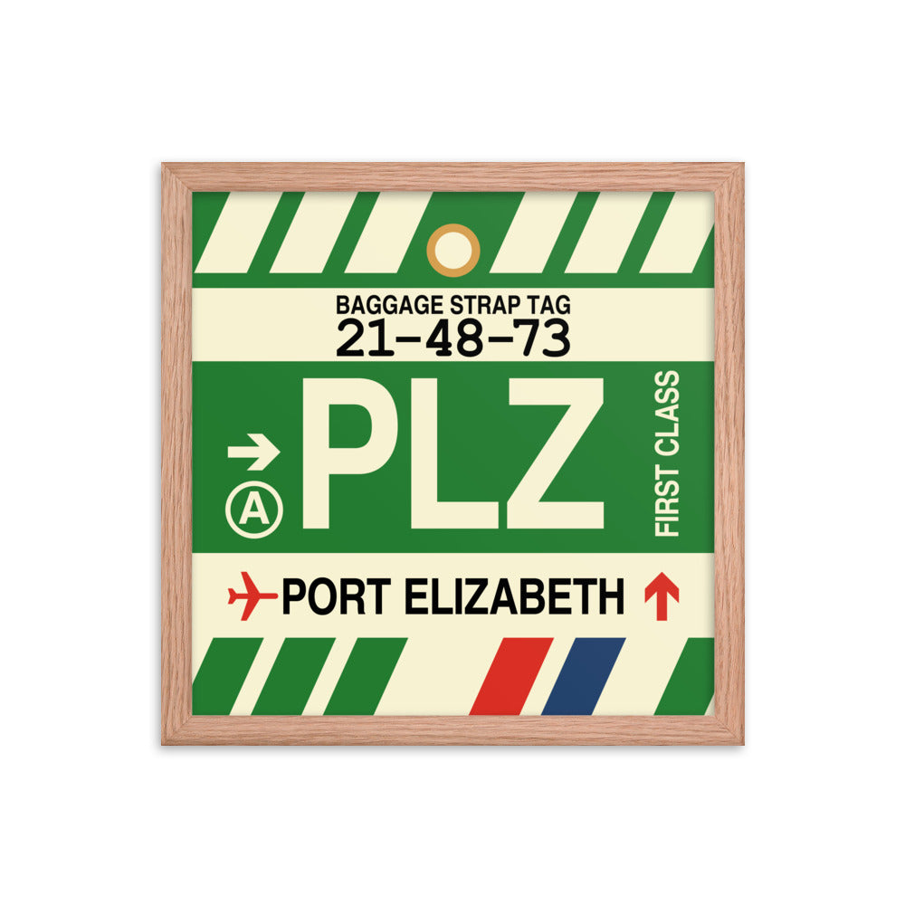 Travel-Themed Framed Print • PLZ Port Elizabeth Souvenir • YHM Designs - Image 08