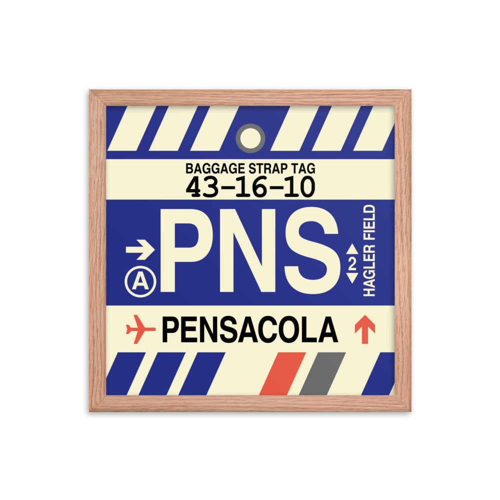 Travel-Themed Framed Print • PNS Pensacola • YHM Designs - Image 08