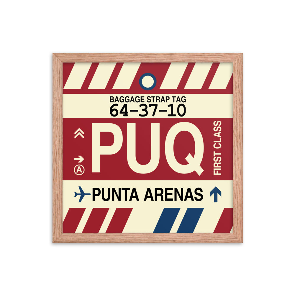 Travel-Themed Framed Print • PUQ Punta Arenas Souvenir • YHM Designs - Image 08