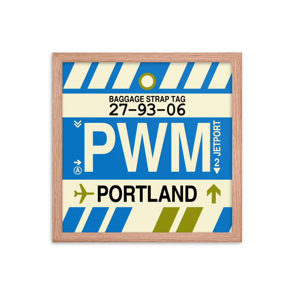 Travel-Themed Framed Print • PWM Portland • YHM Designs - Image 08