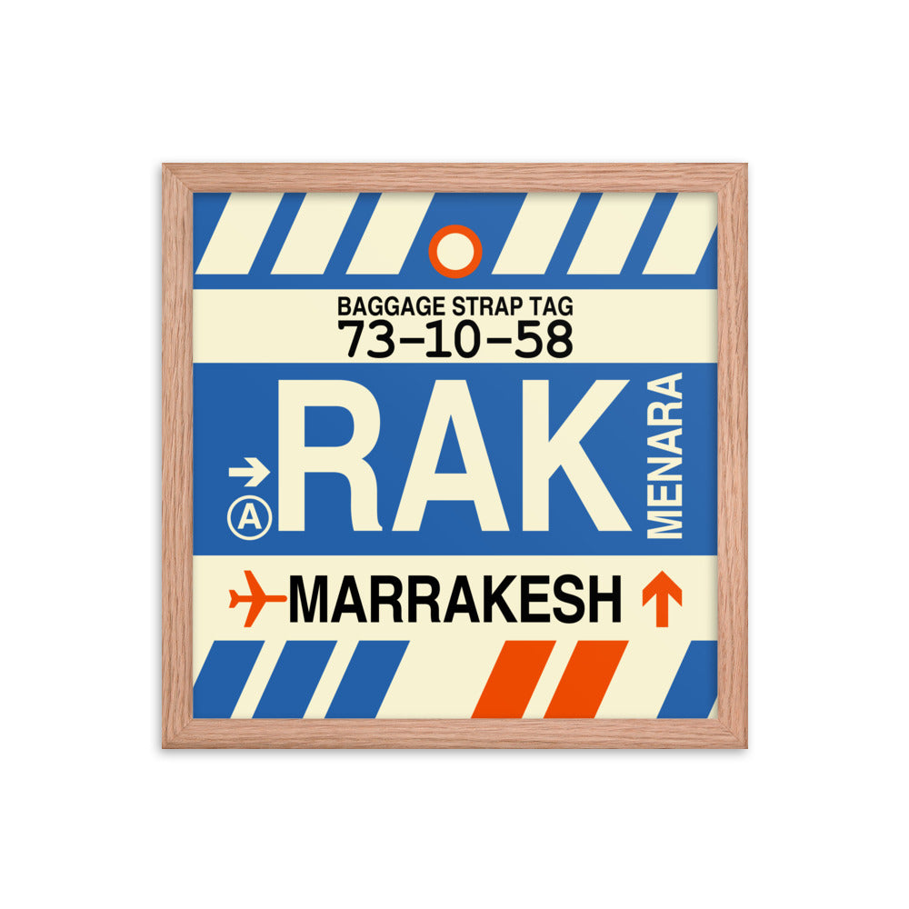 Travel-Themed Framed Print • RAK Marrakesh • YHM Designs - Image 08
