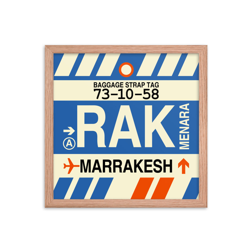 Travel-Themed Framed Print • RAK Marrakesh Souvenir • YHM Designs - Image 08