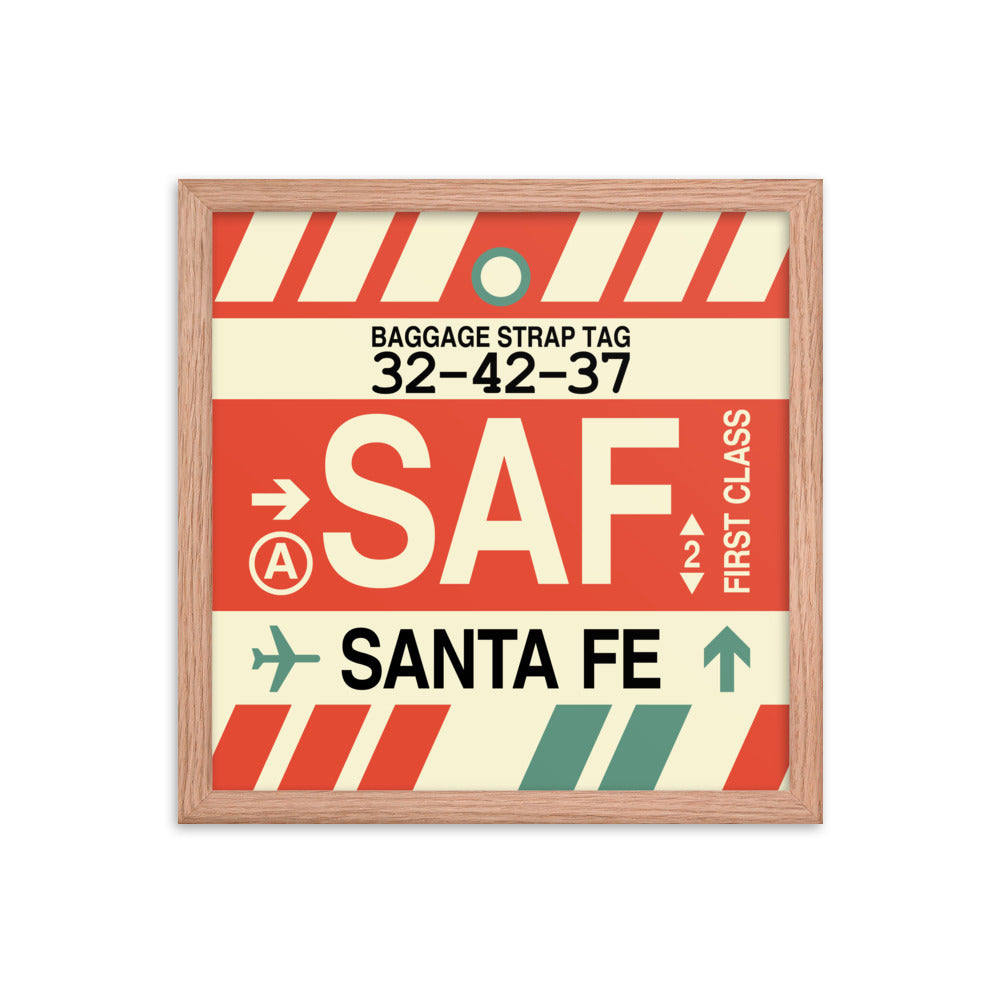 Travel-Themed Framed Print • SAF Santa Fe • YHM Designs - Image 08