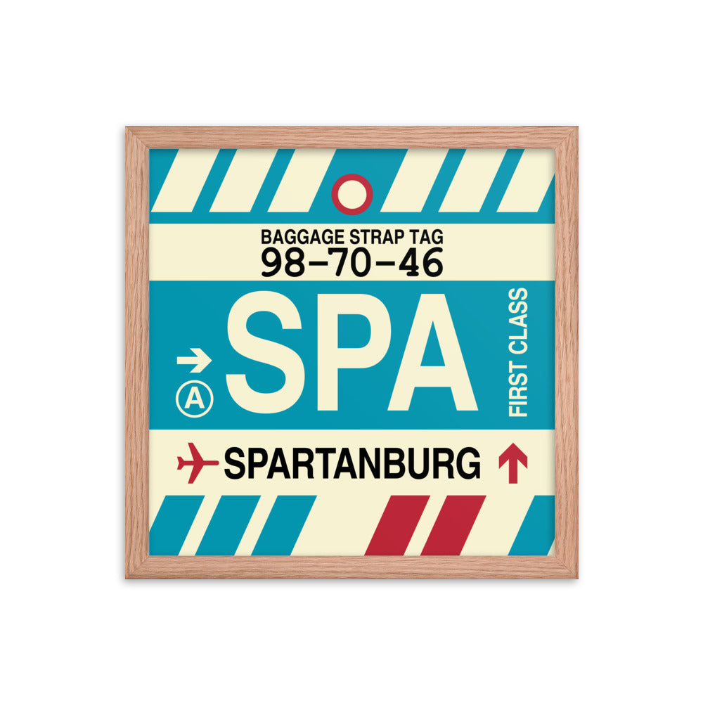Travel-Themed Framed Print • SPA Spartanburg • YHM Designs - Image 08