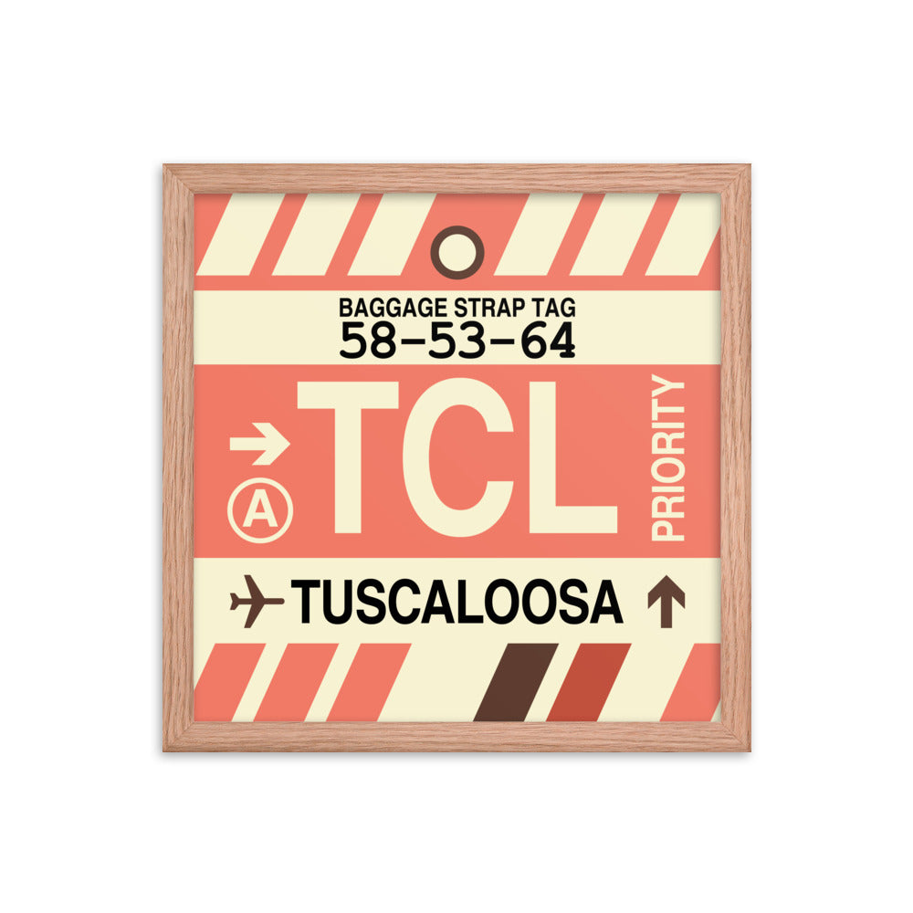 Travel-Themed Framed Print • TCL Tuscaloosa • YHM Designs - Image 08