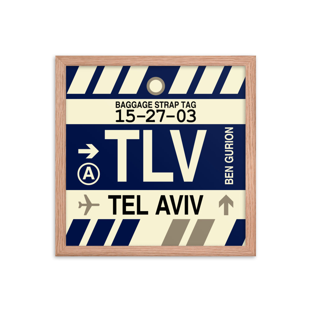 Travel-Themed Framed Print • TLV Tel Aviv • YHM Designs - Image 08