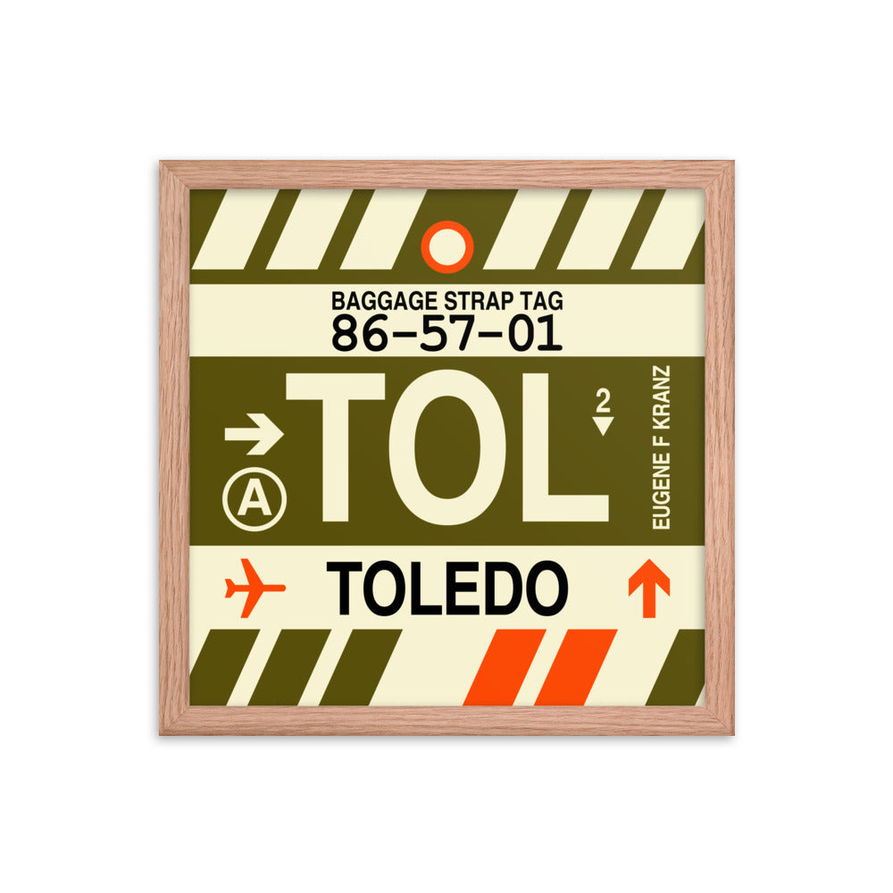 Travel-Themed Framed Print • TOL Toledo • YHM Designs - Image 08