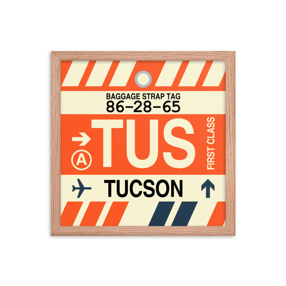 Travel-Themed Framed Print • TUS Tucson • YHM Designs - Image 08