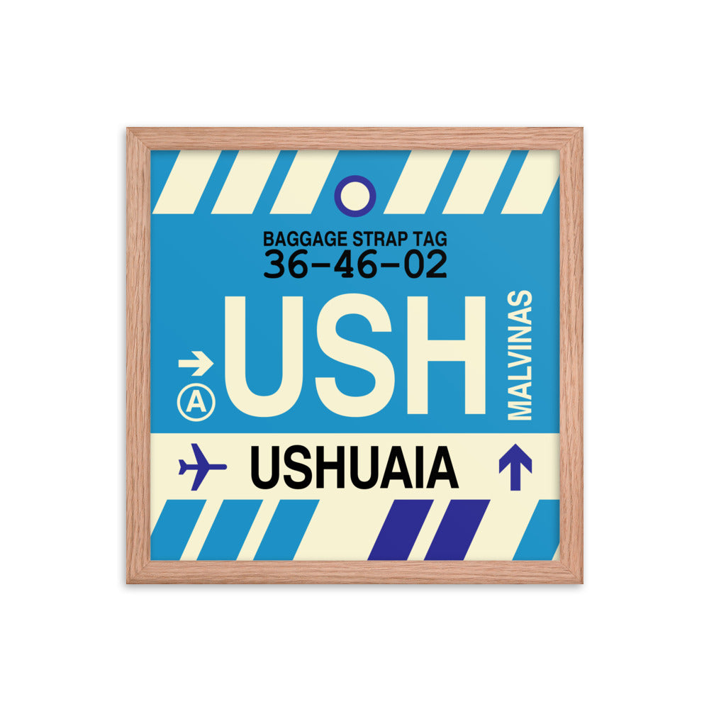 Travel-Themed Framed Print • USH Ushuaia • YHM Designs - Image 08