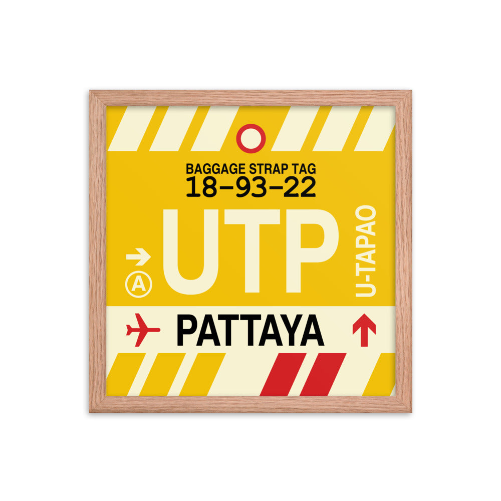 Travel-Themed Framed Print • UTP Pattaya • YHM Designs - Image 08