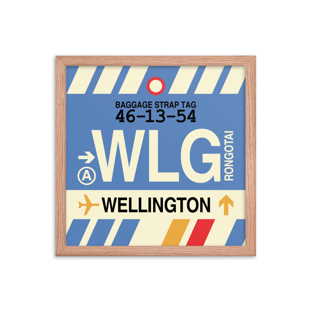 Travel-Themed Framed Print • WLG Wellington • YHM Designs - Image 08