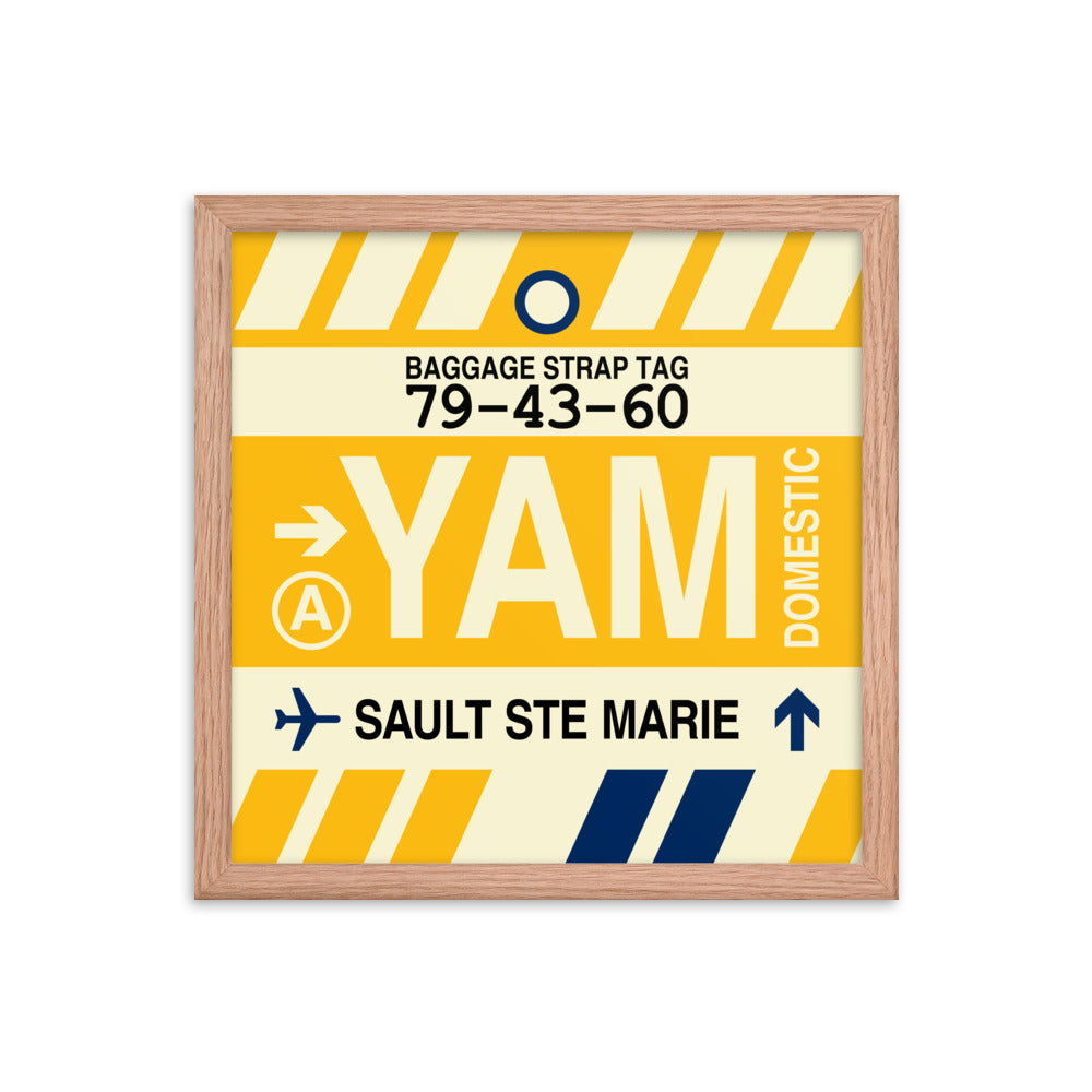 Travel-Themed Framed Print • YAM Sault-Ste-Marie • YHM Designs - Image 08