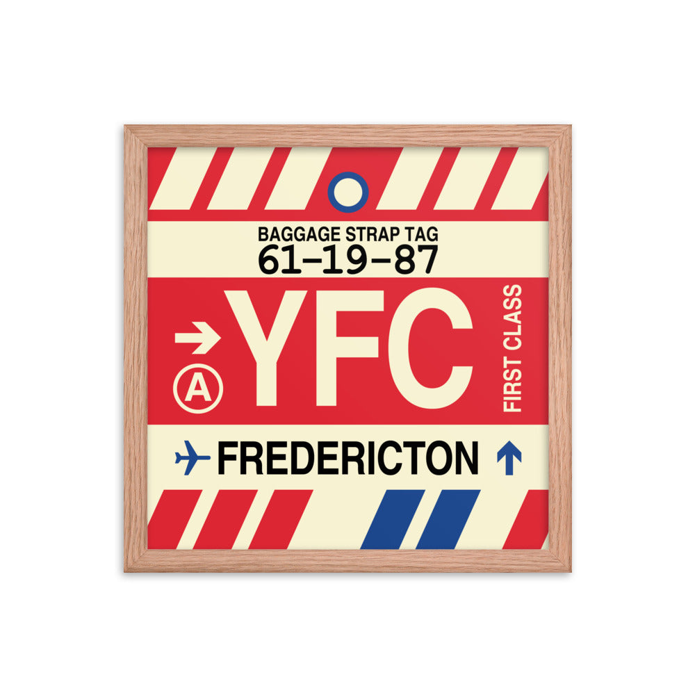 Travel-Themed Framed Print • YFC Fredericton Souvenir • YHM Designs - Image 08