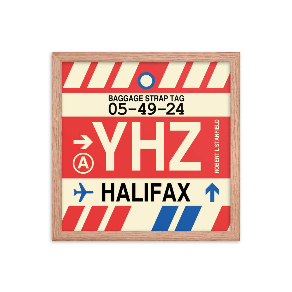 Travel-Themed Framed Print • YHZ Halifax • YHM Designs - Image 08