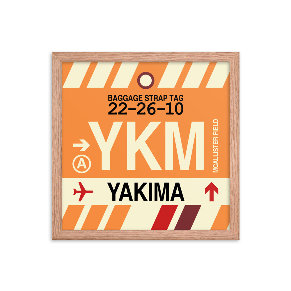 Travel-Themed Framed Print • YKM Yakima • YHM Designs - Image 08