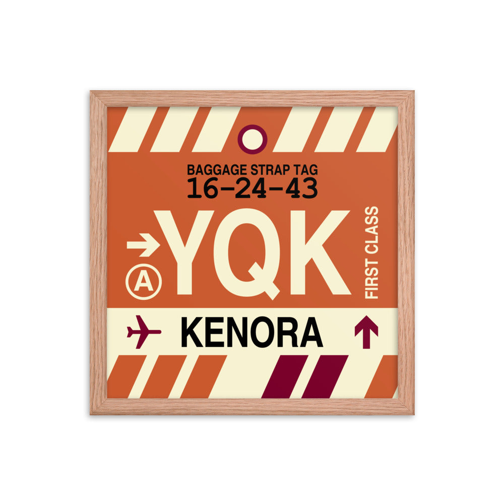Travel-Themed Framed Print • YQK Kenora • YHM Designs - Image 08