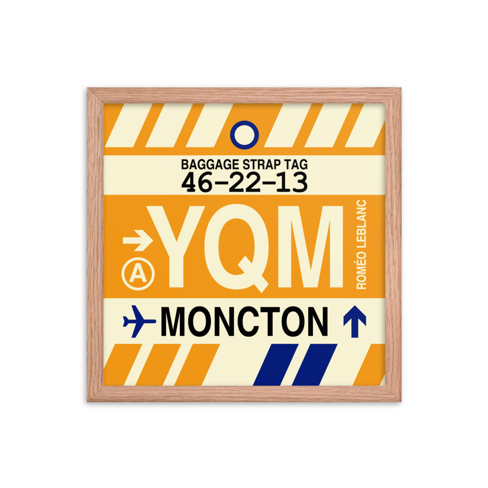 Travel-Themed Framed Print • YQM Moncton • YHM Designs - Image 08