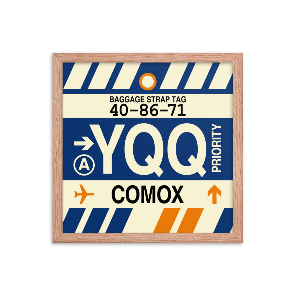 Travel-Themed Framed Print • YQQ Comox • YHM Designs - Image 08