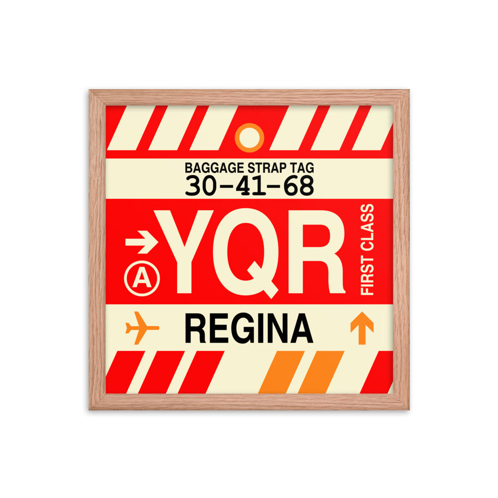 Travel-Themed Framed Print • YQR Regina • YHM Designs - Image 08