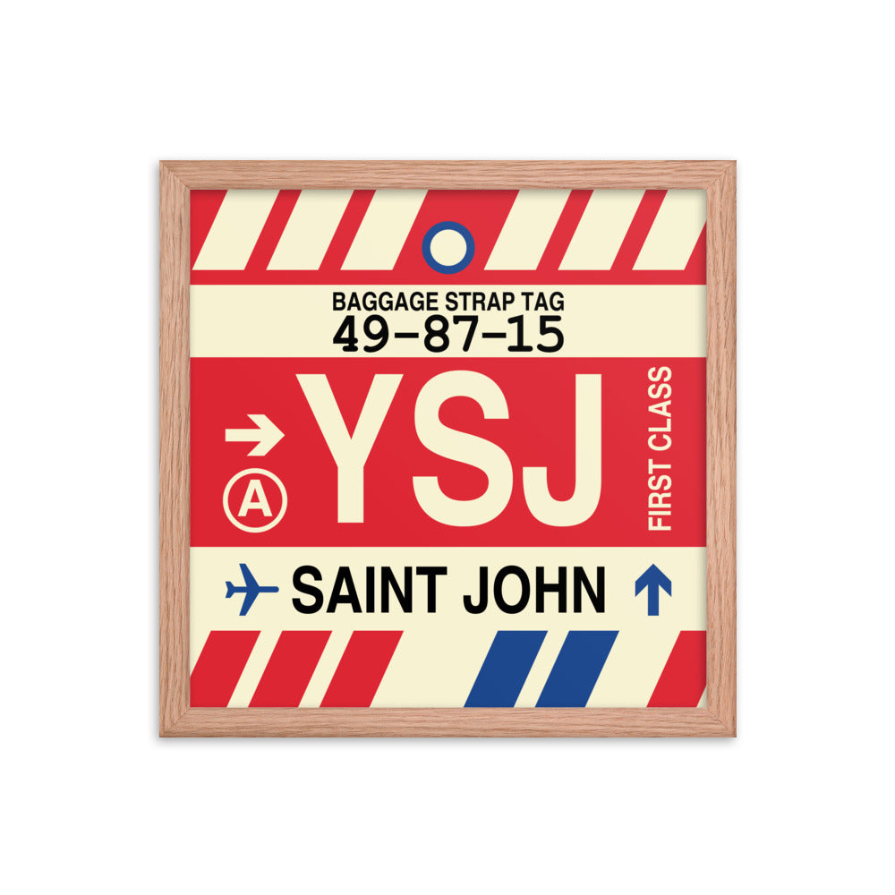 Travel-Themed Framed Print • YSJ Saint John • YHM Designs - Image 08