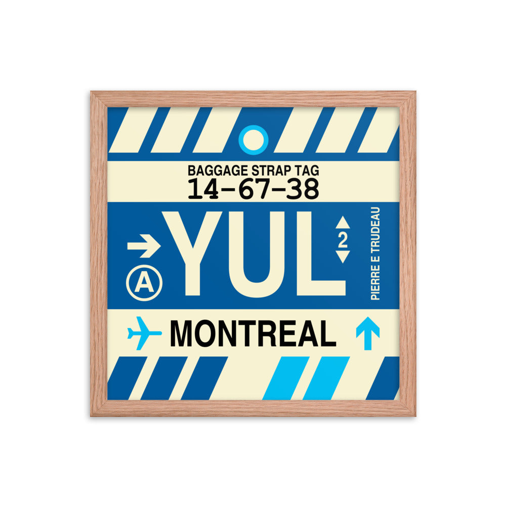 Travel-Themed Framed Print • YUL Montreal Souvenir • YHM Designs - Image 08