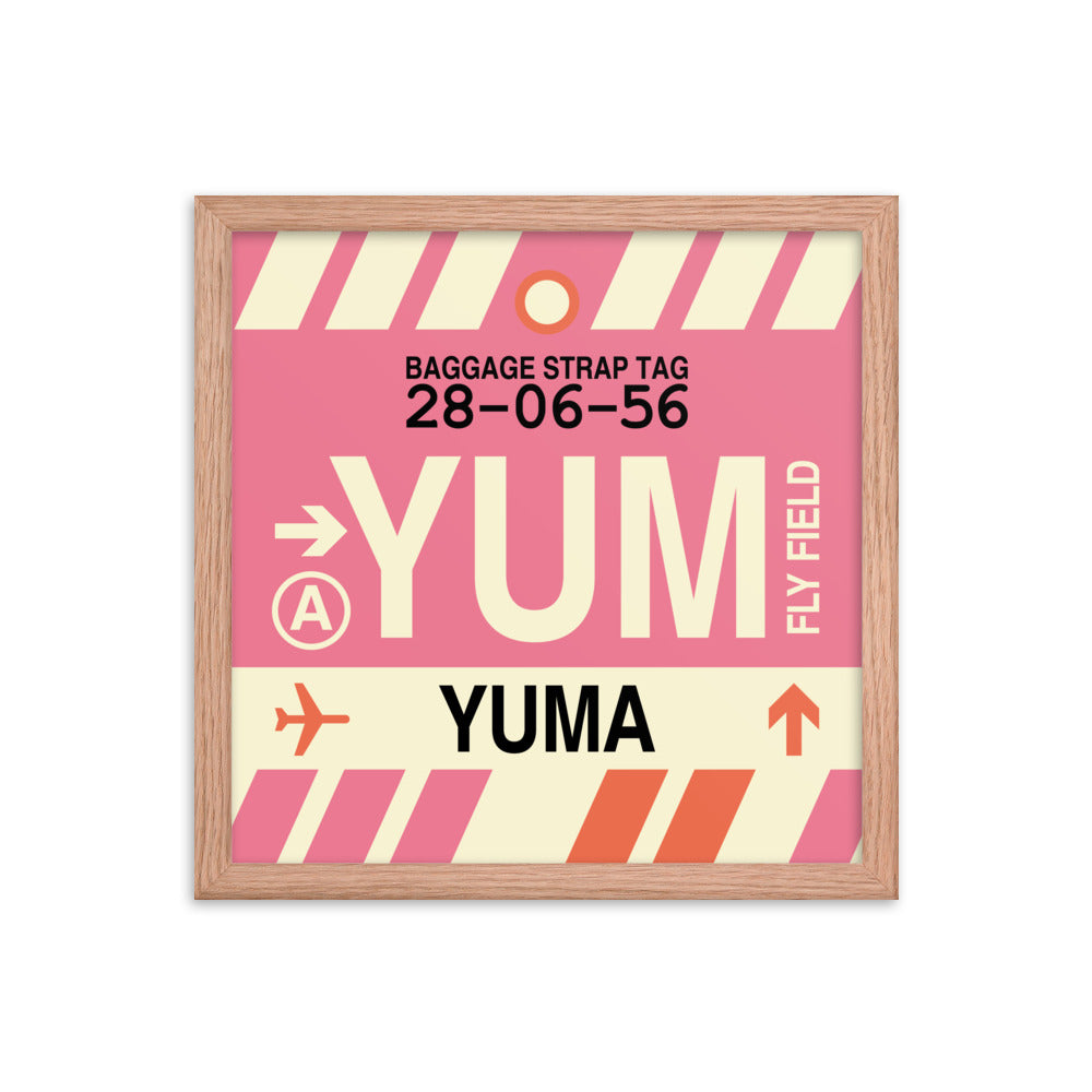 Travel-Themed Framed Print • YUM Yuma • YHM Designs - Image 08