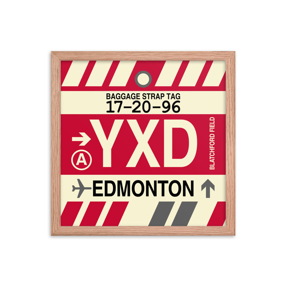 Travel-Themed Framed Print • YXD Edmonton • YHM Designs - Image 08