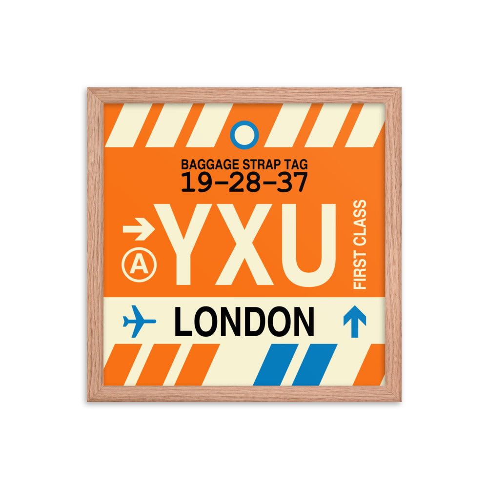 Travel-Themed Framed Print • YXU London • YHM Designs - Image 08