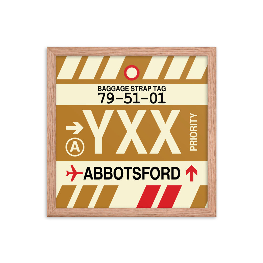 Travel-Themed Framed Print • YXX Abbotsford • YHM Designs - Image 08
