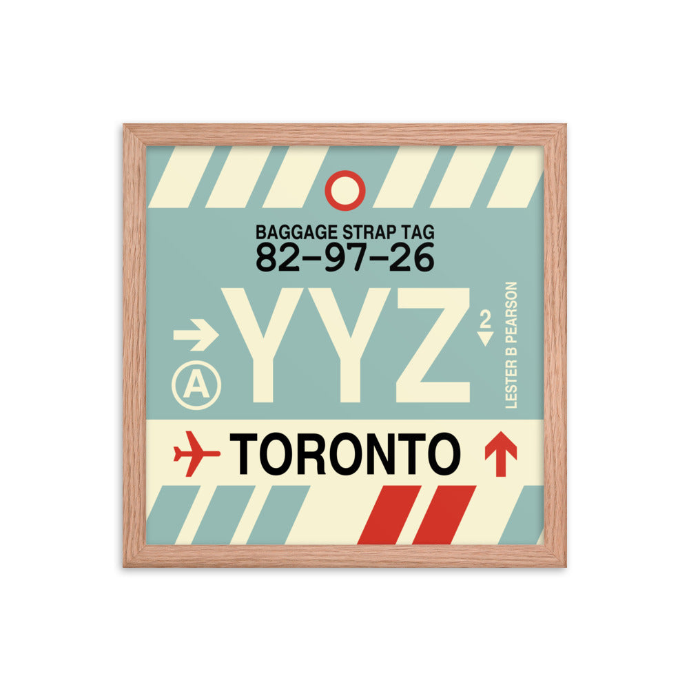 Travel-Themed Framed Print • YYZ Toronto • YHM Designs - Image 08