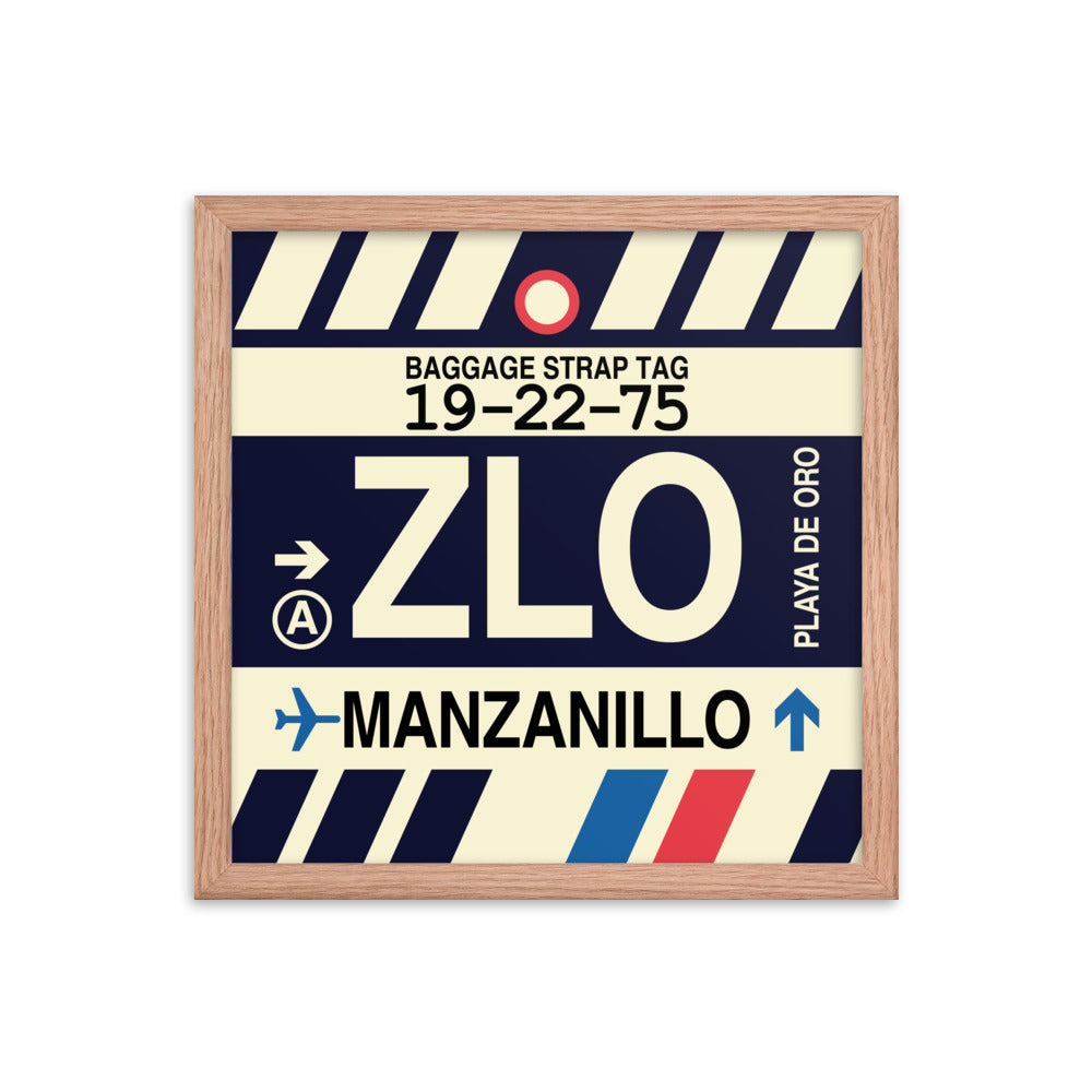 Travel-Themed Framed Print • ZLO Manzanillo • YHM Designs - Image 08