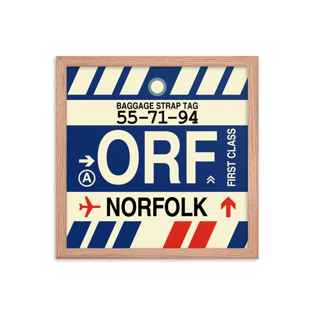 Travel-Themed Framed Print • ORF Norfolk • YHM Designs - Image 08