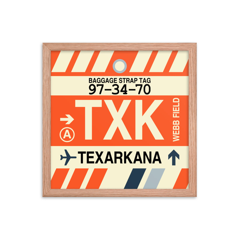 Travel-Themed Framed Print • TXK Texarkana • YHM Designs - Image 08