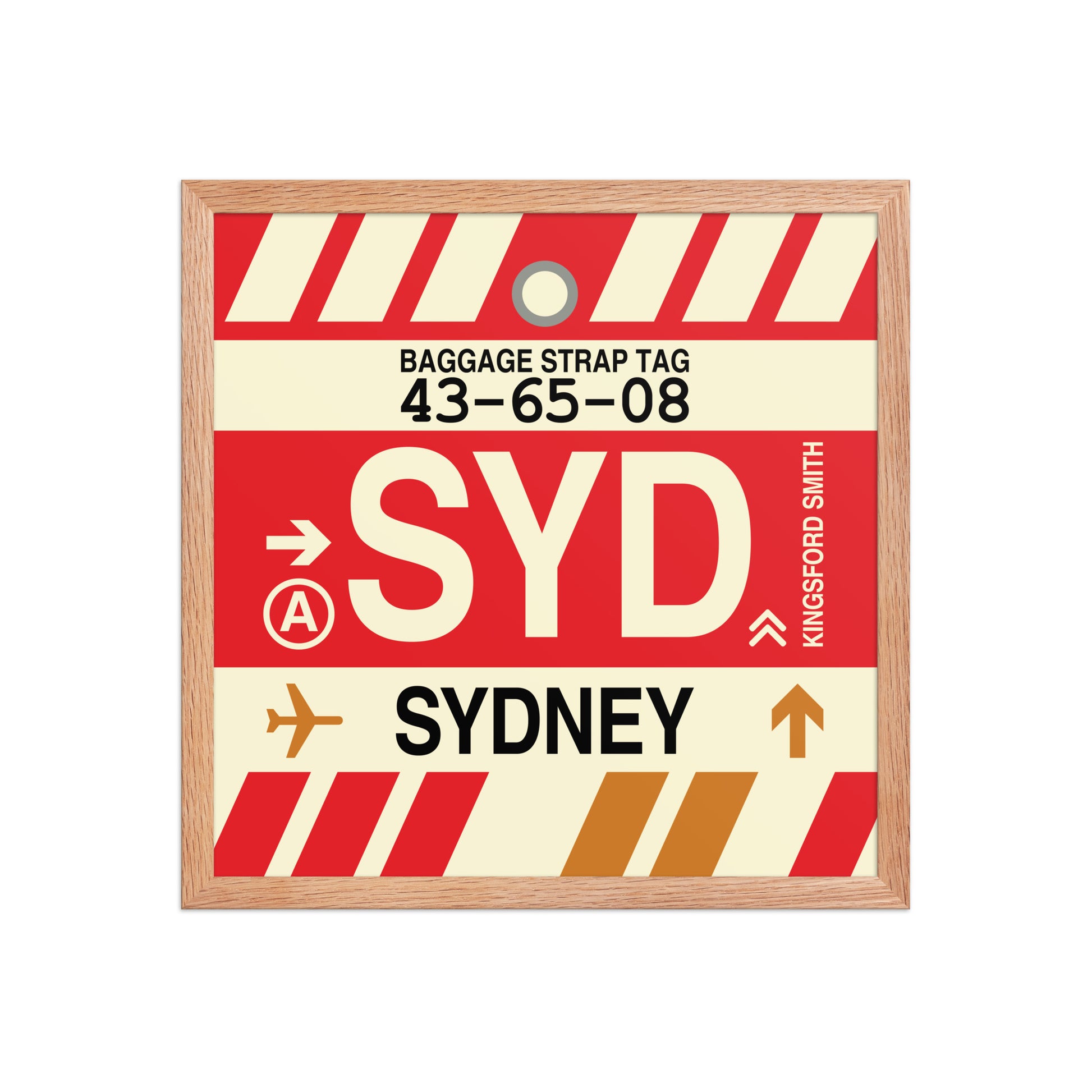 Travel-Themed Framed Print • SYD Sydney • YHM Designs - Image 09