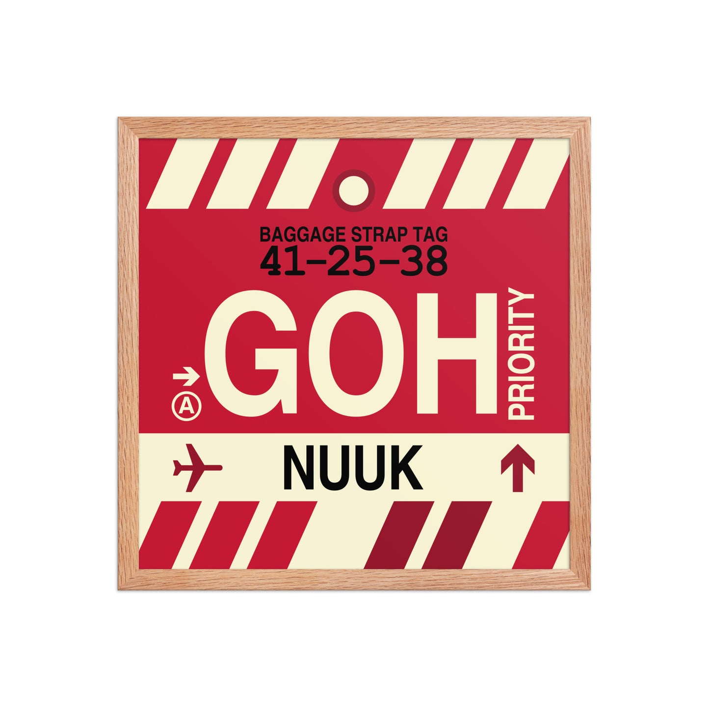 Travel-Themed Framed Print • GOH Nuuk Souvenir • YHM Designs - Image 09