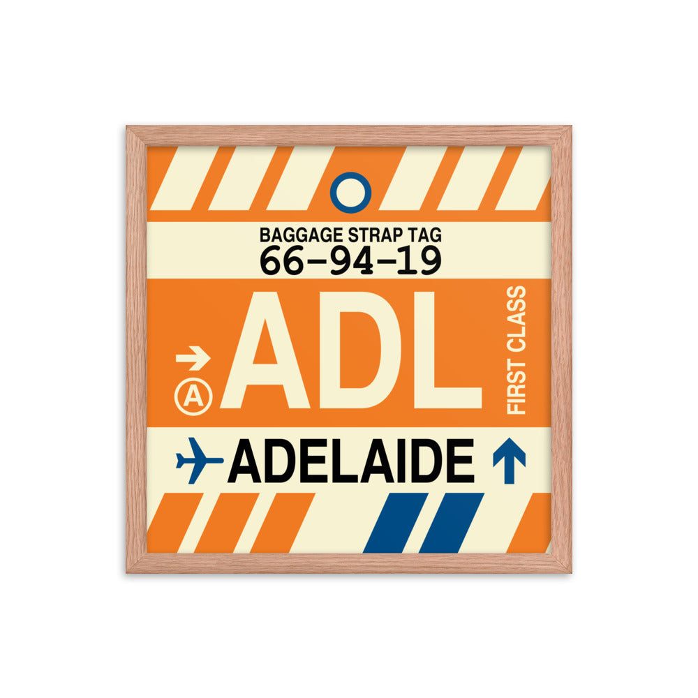 Travel-Themed Framed Print • ADL Adelaide • YHM Designs - Image 09