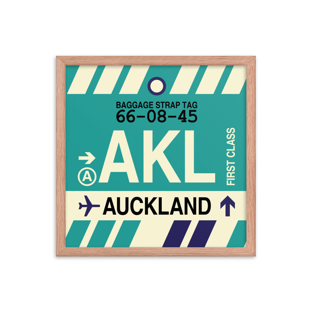 Travel-Themed Framed Print • AKL Auckland • YHM Designs - Image 09