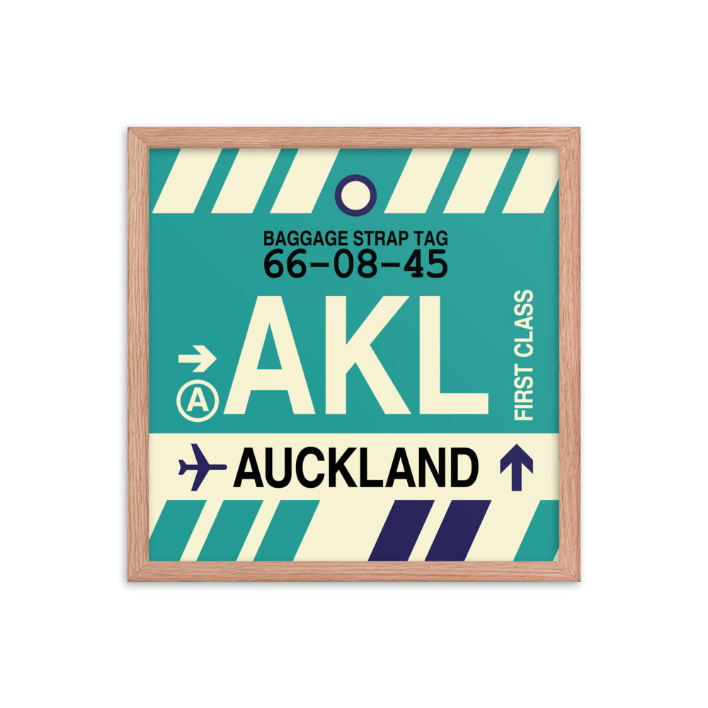 Travel-Themed Framed Print • AKL Auckland Souvenir • YHM Designs - Image 09