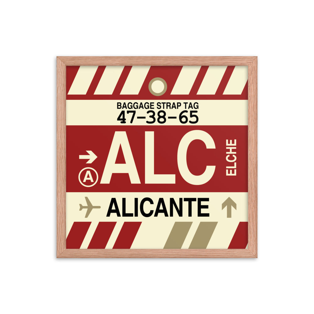 Travel-Themed Framed Print • ALC Alicante • YHM Designs - Image 09