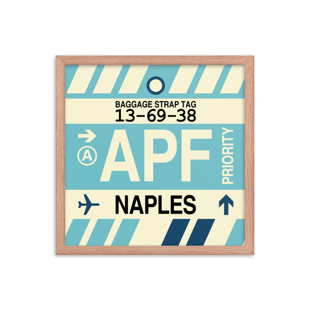 Travel-Themed Framed Print • APF Naples • YHM Designs - Image 09