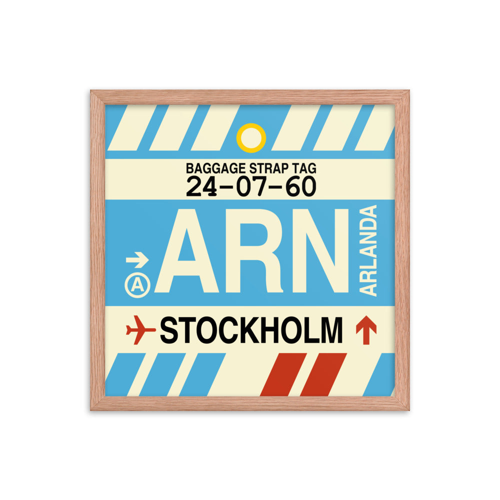 Travel-Themed Framed Print • ARN Stockholm • YHM Designs - Image 09