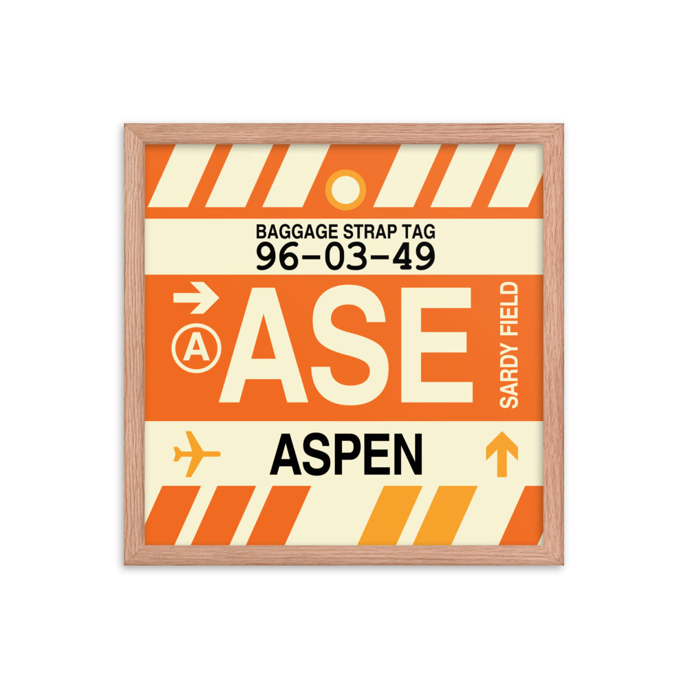 Travel-Themed Framed Print • ASE Aspen • YHM Designs - Image 09