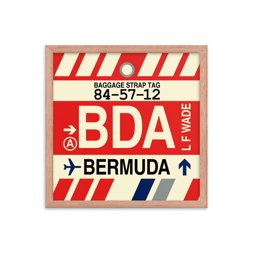 Travel-Themed Framed Print • BDA Bermuda • YHM Designs - Image 09