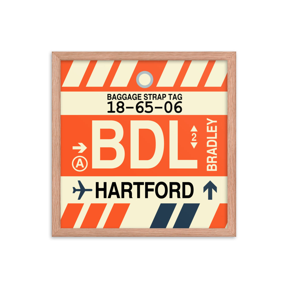Travel-Themed Framed Print • BDL Hartford • YHM Designs - Image 09