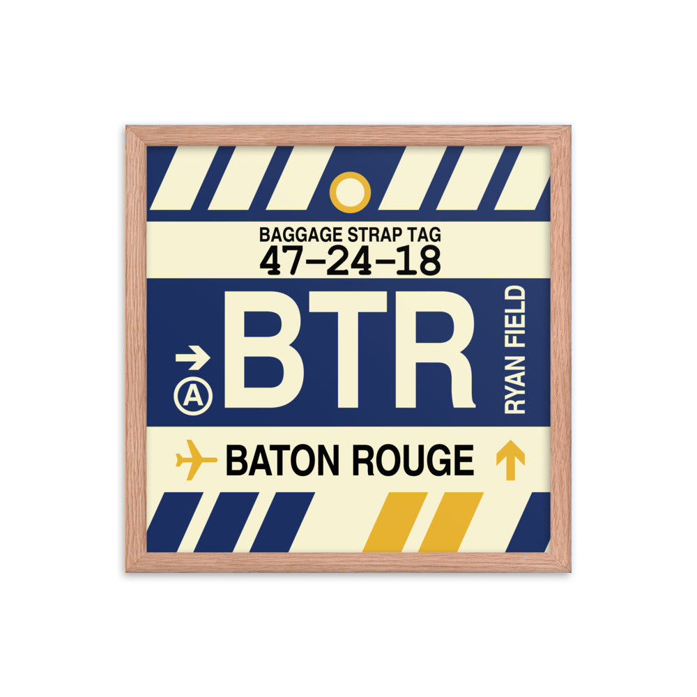 Travel-Themed Framed Print • BTR Baton Rouge • YHM Designs - Image 09