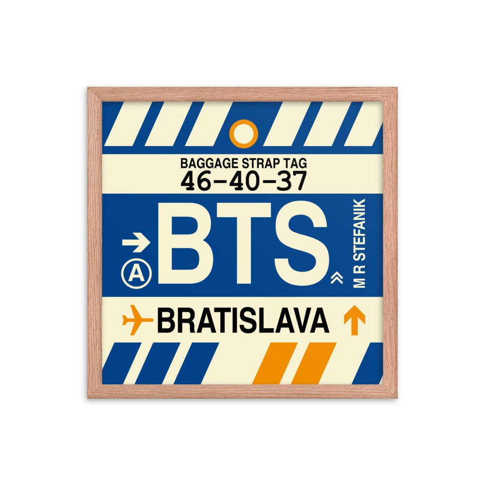 Travel-Themed Framed Print • BTS Bratislava • YHM Designs - Image 09