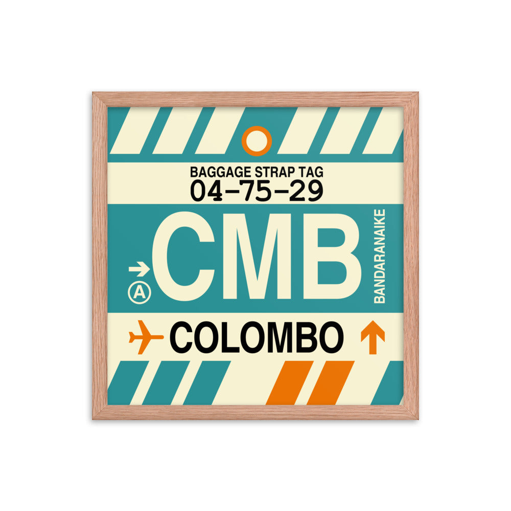 Travel-Themed Framed Print • CMB Colombo Souvenir • YHM Designs - Image 09