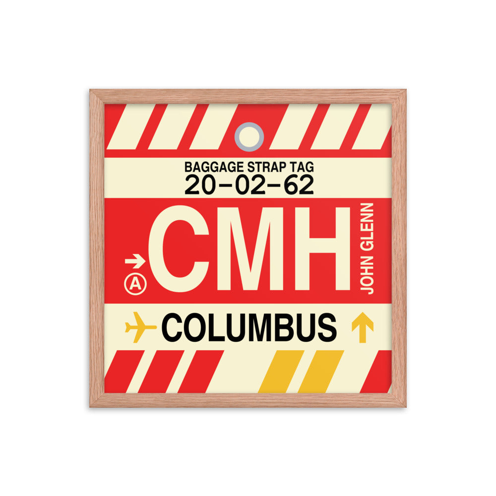 Travel-Themed Framed Print • CMH Columbus • YHM Designs - Image 09
