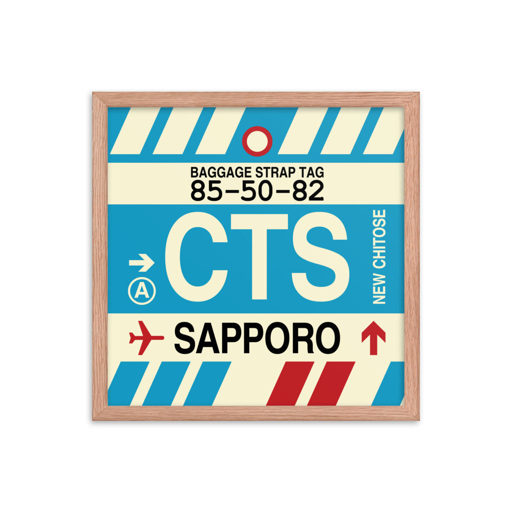 Travel-Themed Framed Print • CTS Sapporo Souvenir • YHM Designs - Image 09
