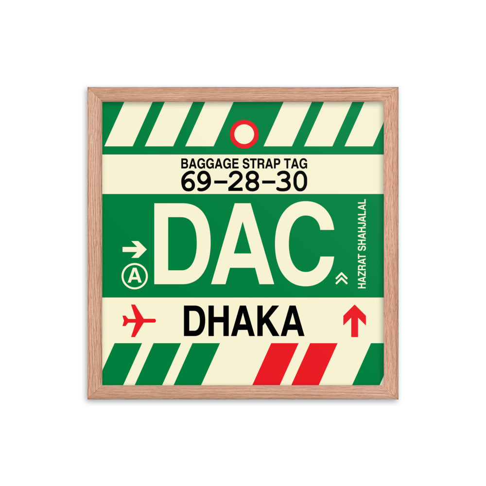 Travel-Themed Framed Print • DAC Dhaka • YHM Designs - Image 09